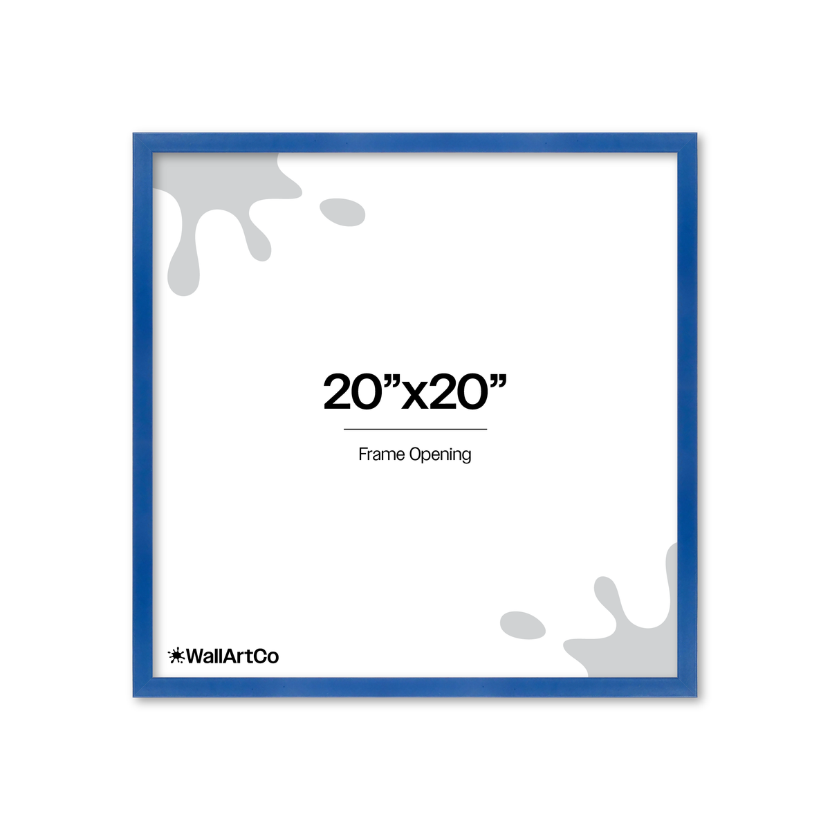 The Attention Grabber Blue Picture Frame