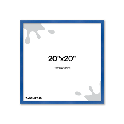 The Attention Grabber Blue Picture Frame
