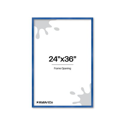 The Attention Grabber Blue Picture Frame