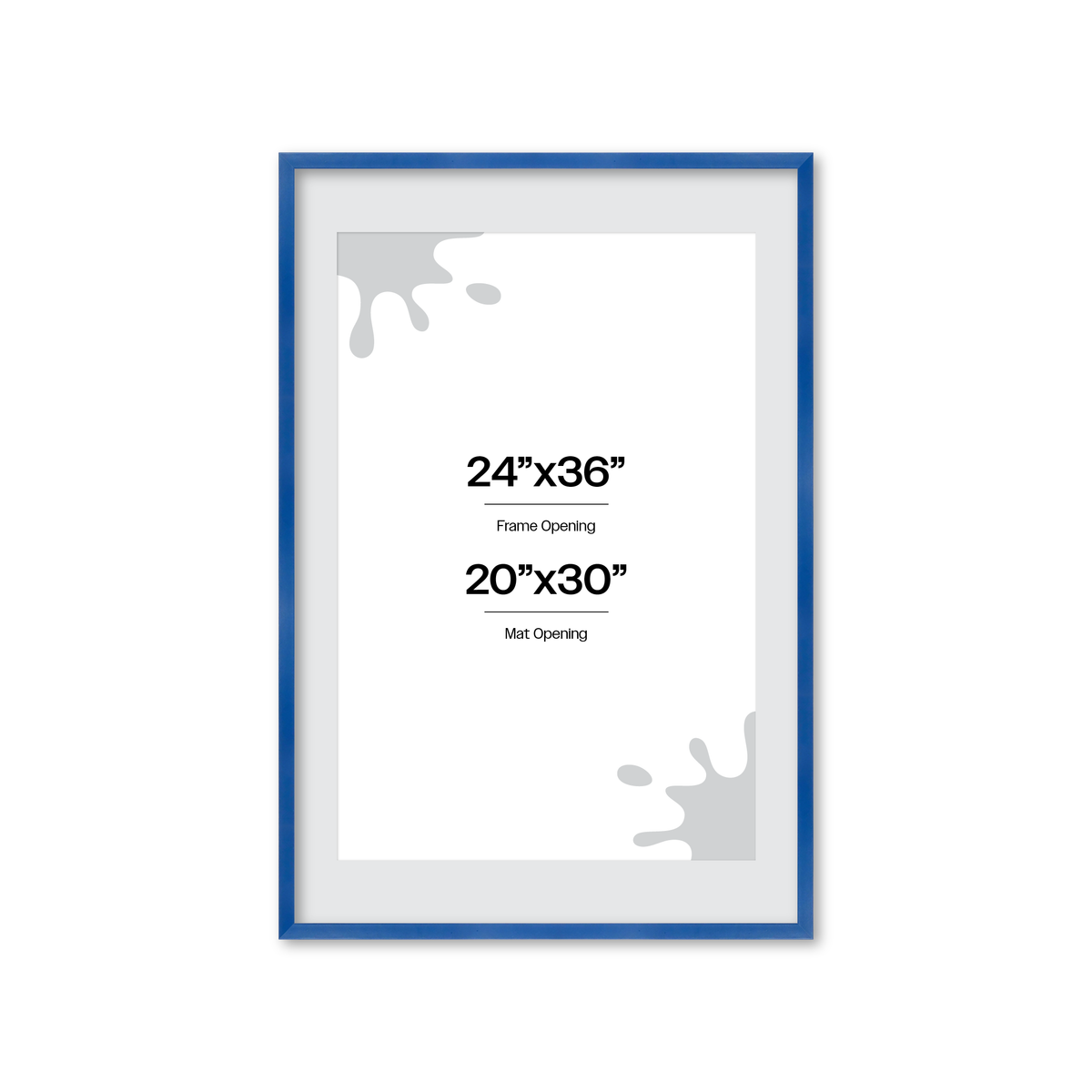 The Attention Grabber Blue Picture Frame