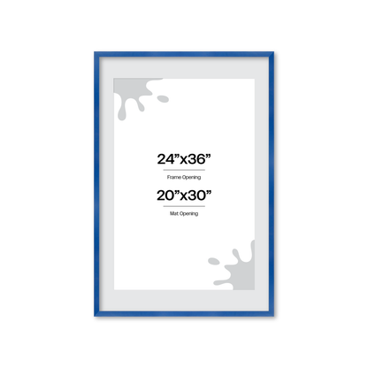 The Attention Grabber Blue Picture Frame