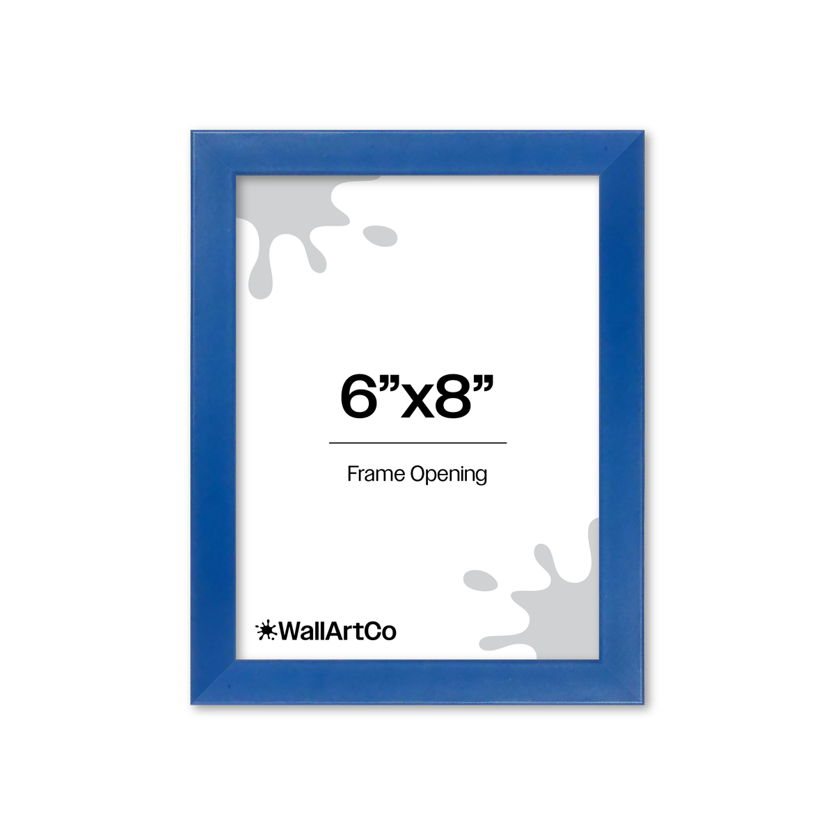 The Attention Grabber Blue Picture Frame