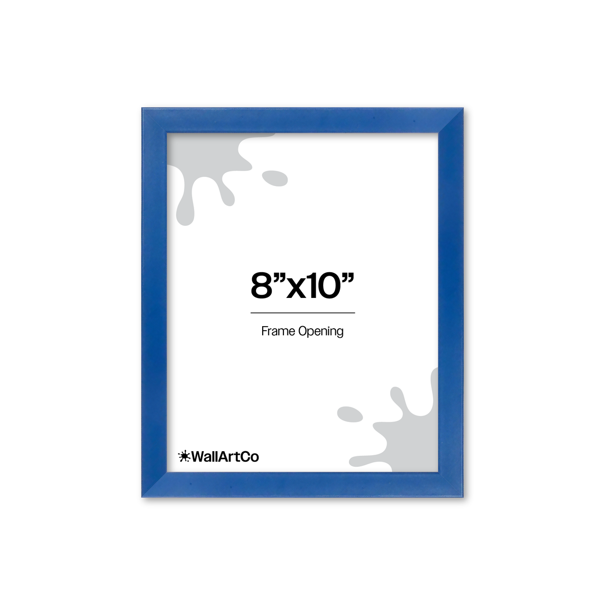 The Attention Grabber Blue Picture Frame