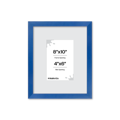 The Attention Grabber Blue Picture Frame