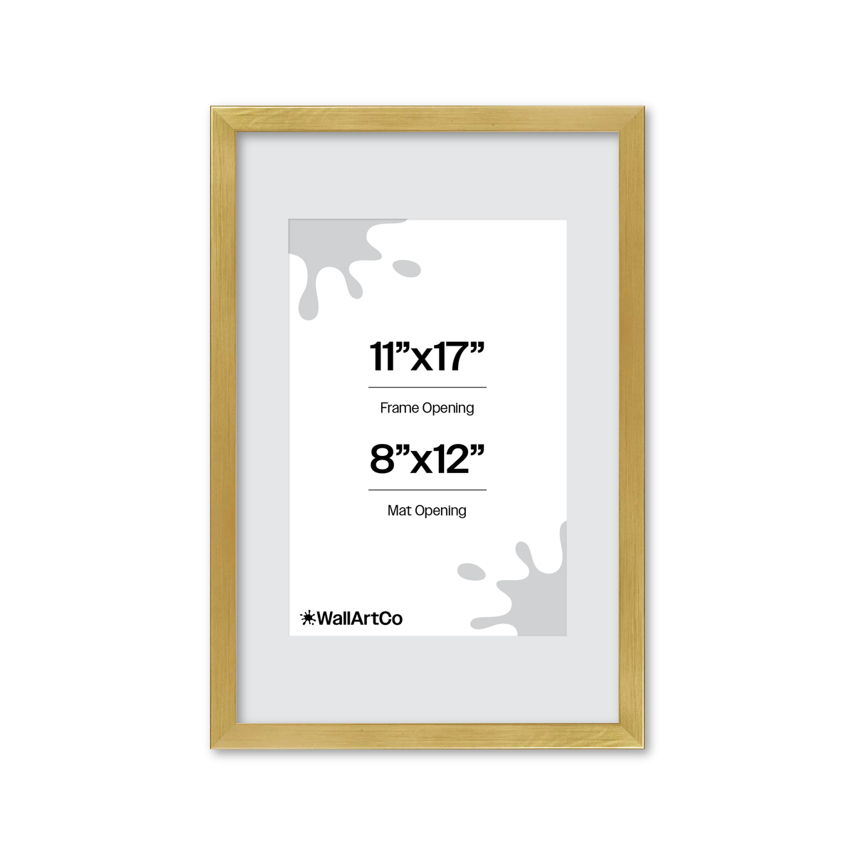 The Attention Grabber Gold Picture Frame