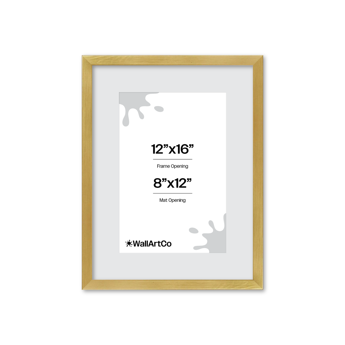 The Attention Grabber Gold Picture Frame