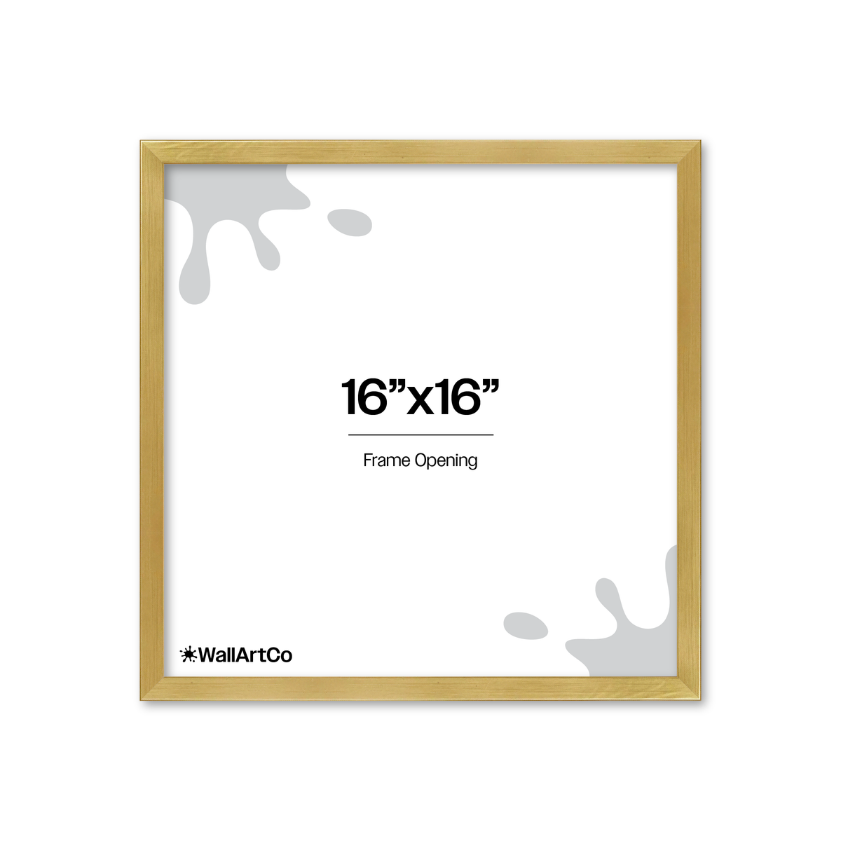 The Attention Grabber Gold Picture Frame