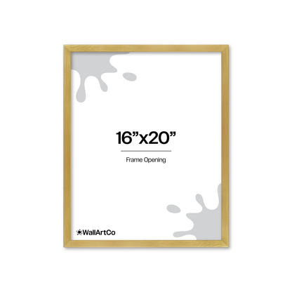 The Attention Grabber Gold Picture Frame