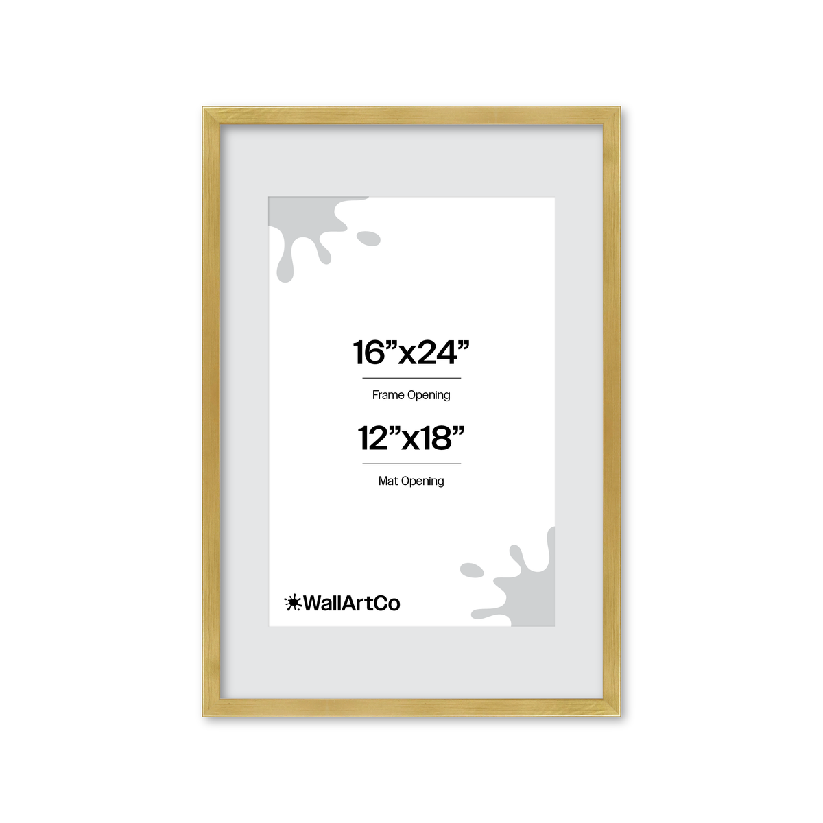 The Attention Grabber Gold Picture Frame