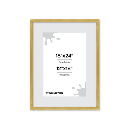 The Attention Grabber Gold Picture Frame