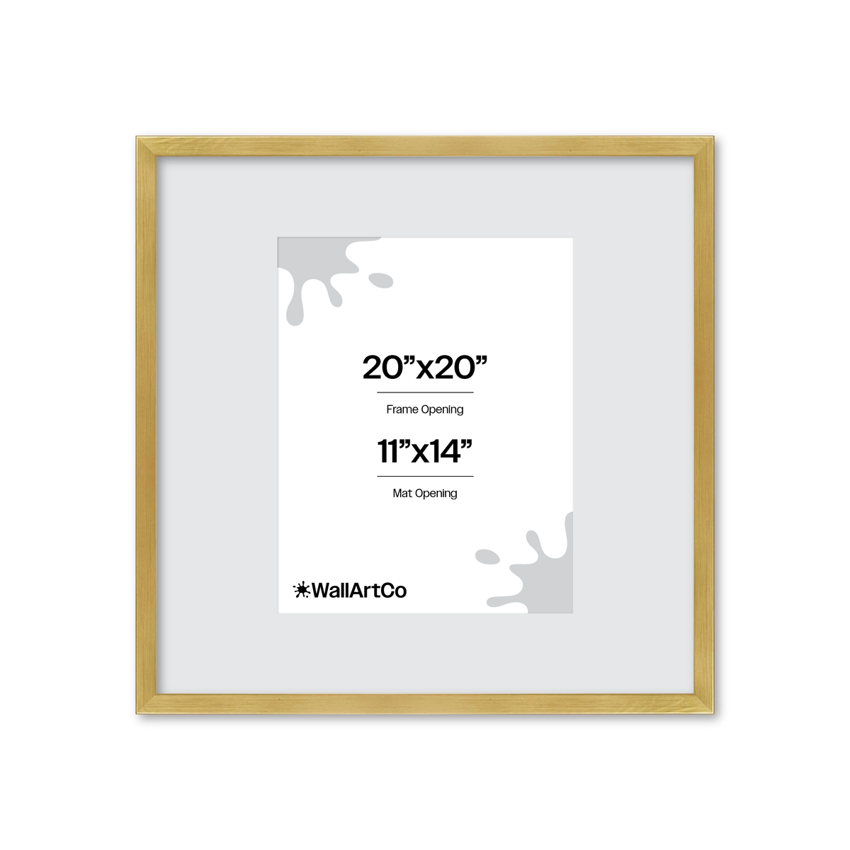 The Attention Grabber Gold Picture Frame