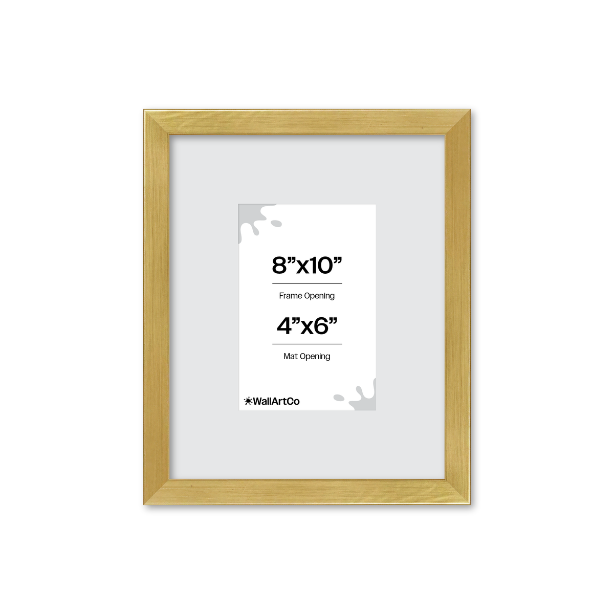 The Attention Grabber Gold Picture Frame