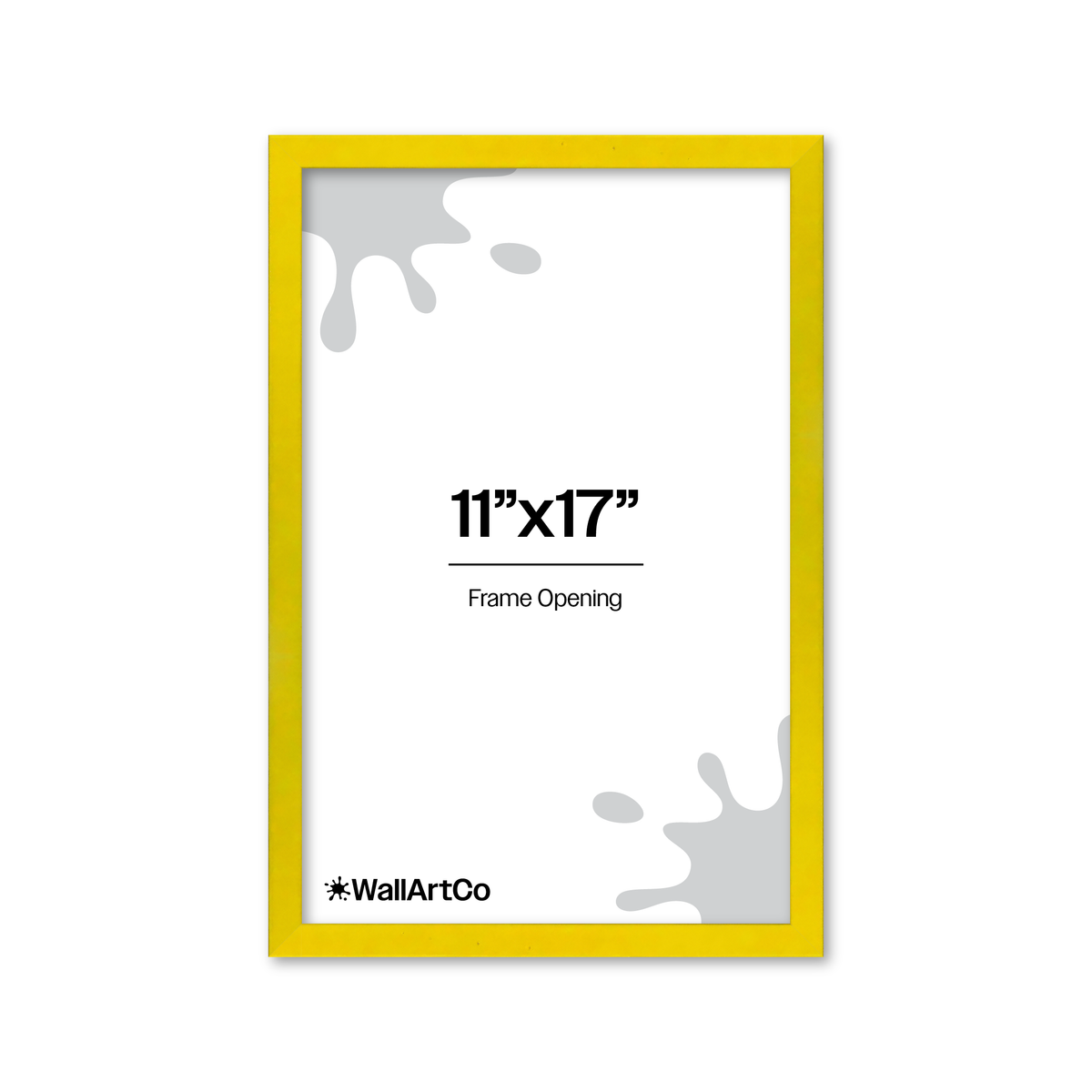 The Attention Grabber Yellow Picture Frame