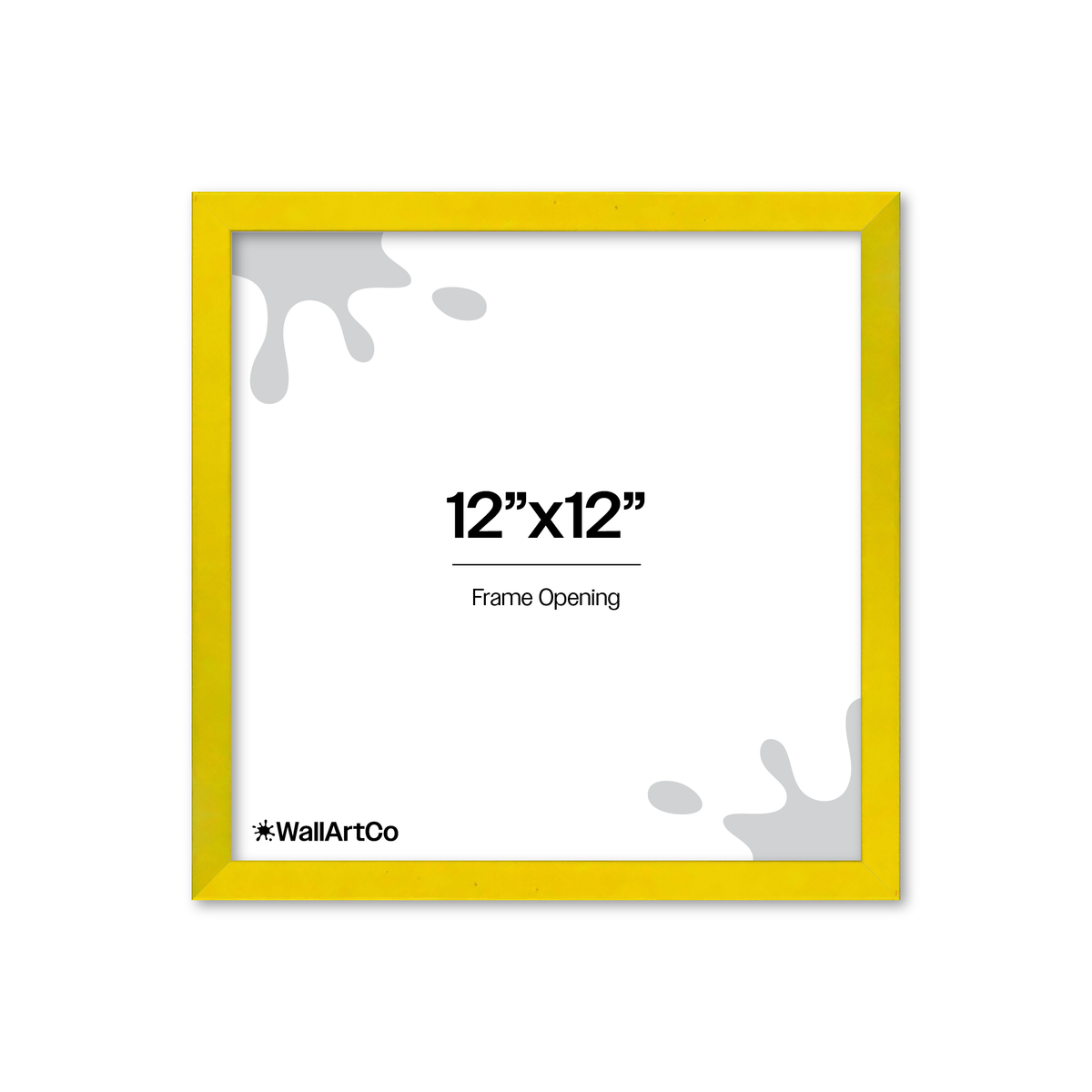The Attention Grabber Yellow Picture Frame