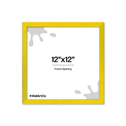 The Attention Grabber Yellow Picture Frame