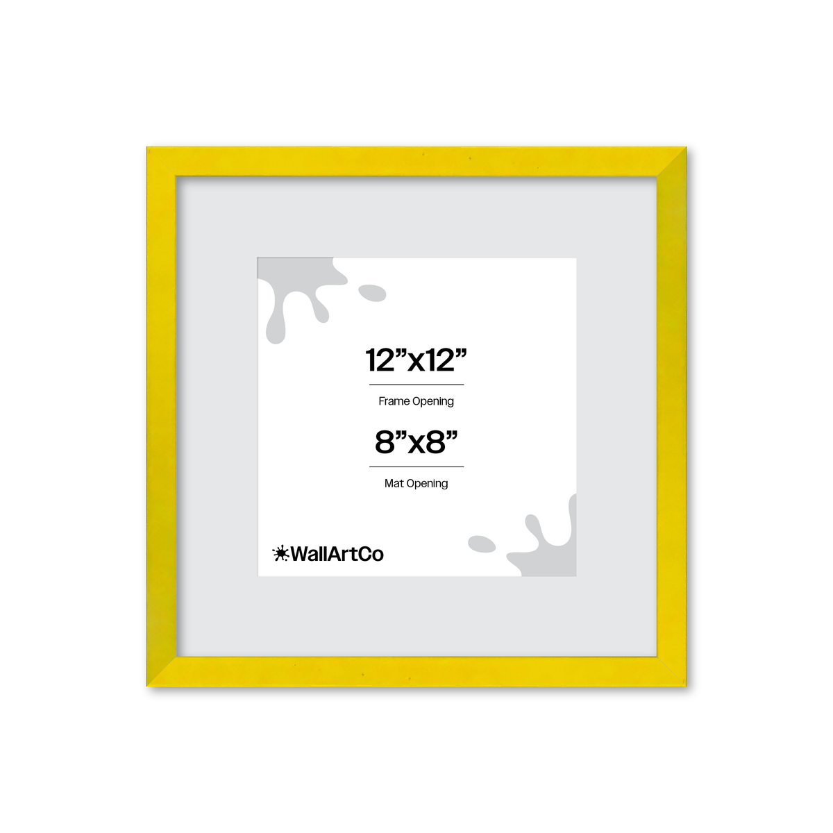 The Attention Grabber Yellow Picture Frame
