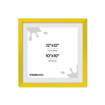 The Attention Grabber Yellow Picture Frame