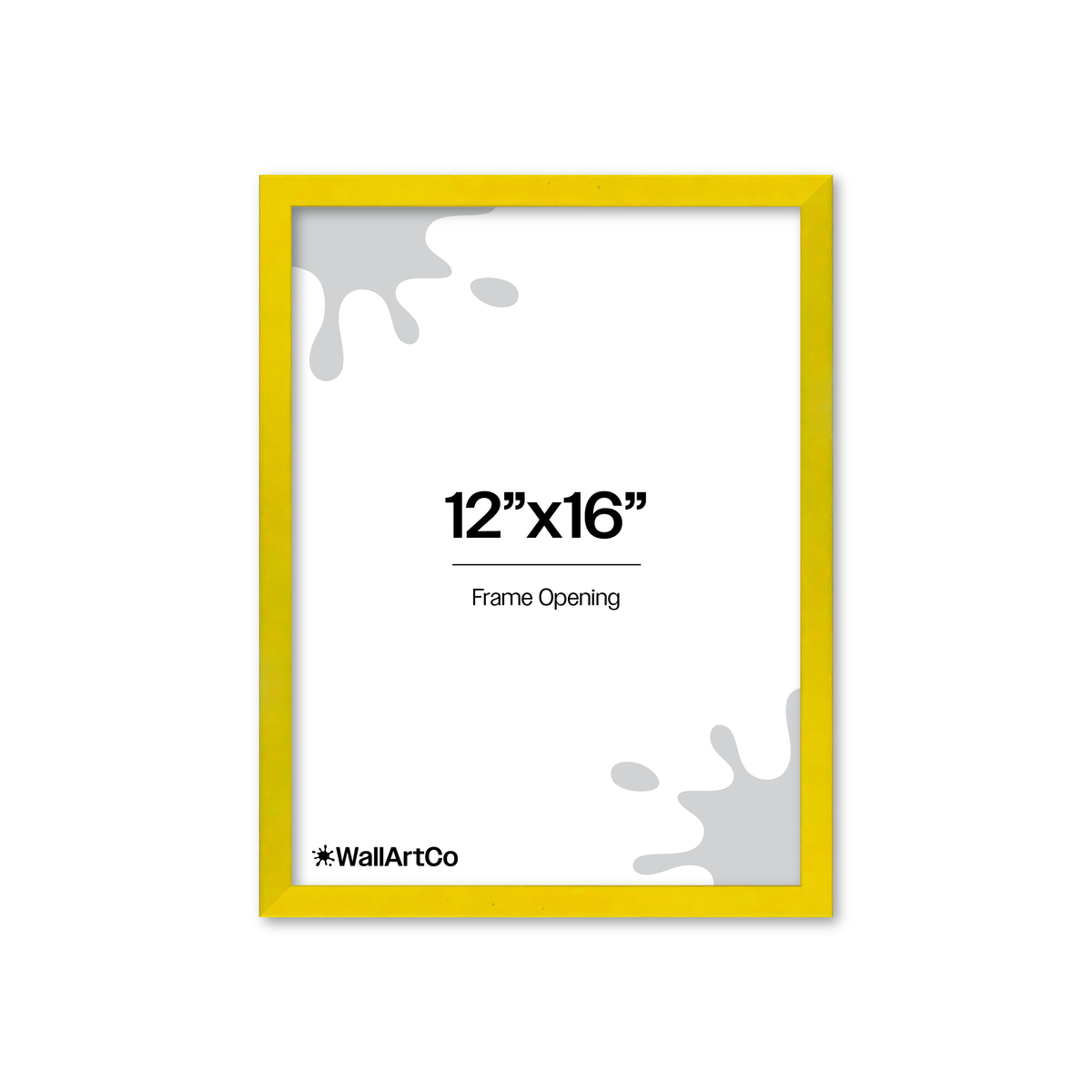 The Attention Grabber Yellow Picture Frame