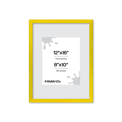 The Attention Grabber Yellow Picture Frame