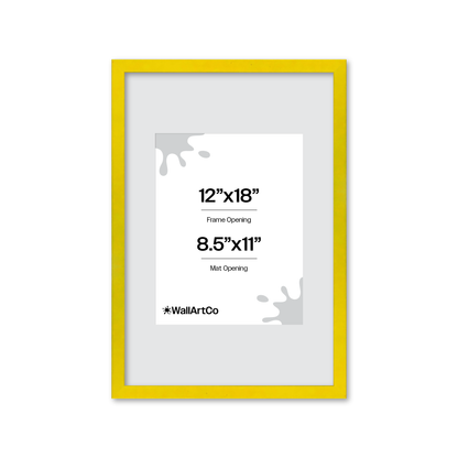 The Attention Grabber Yellow Picture Frame