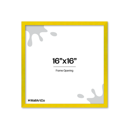 The Attention Grabber Yellow Picture Frame