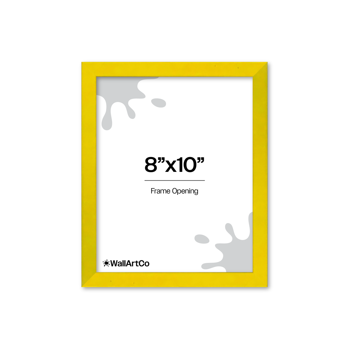 The Attention Grabber Yellow Picture Frame