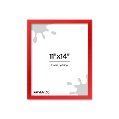 The Attention Grabber Red Picture Frame