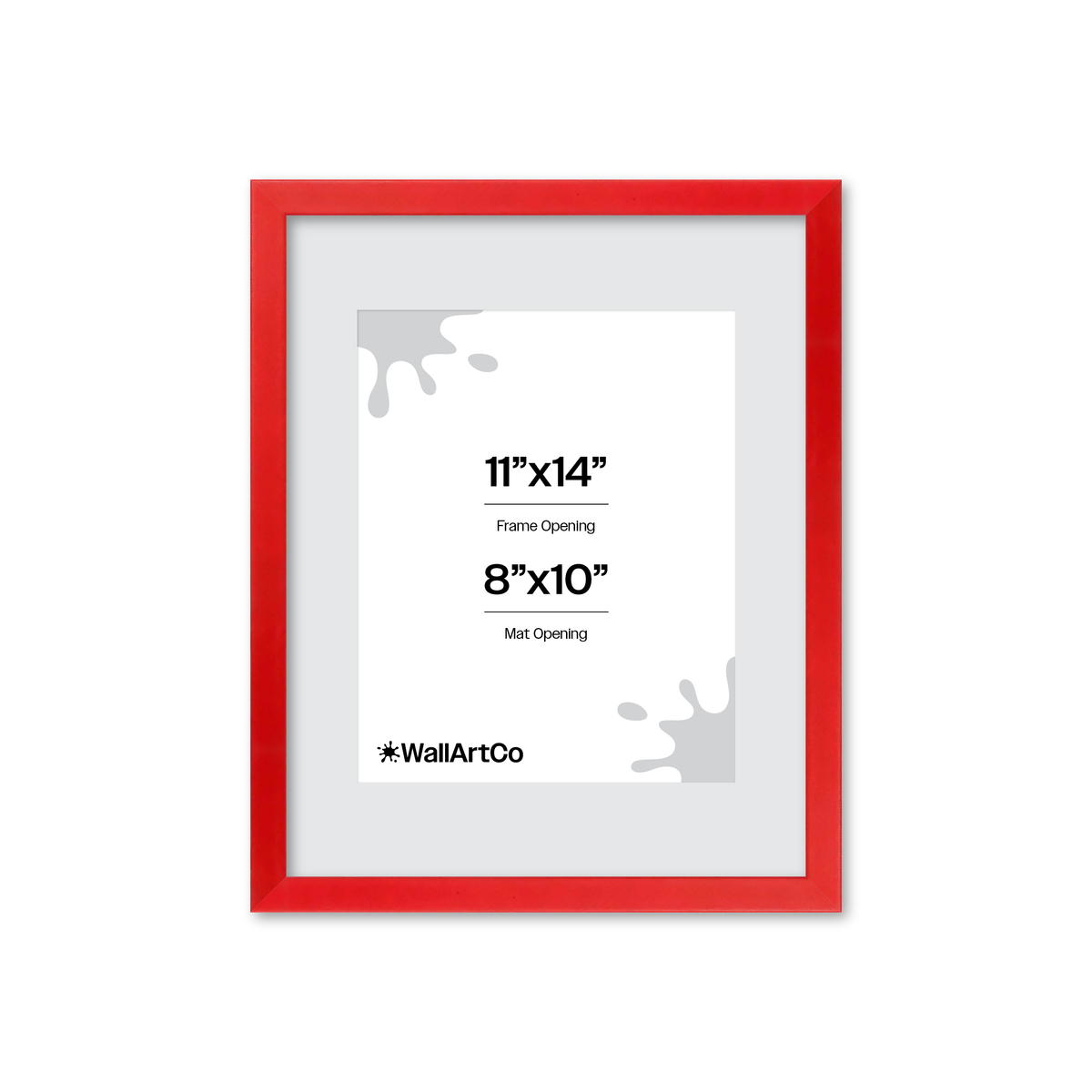 The Attention Grabber Red Picture Frame