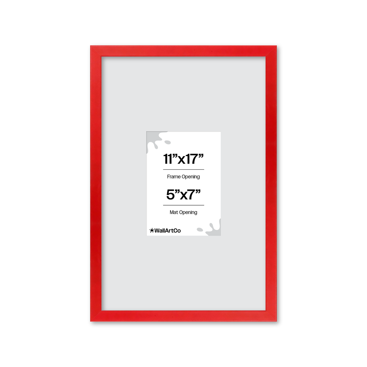 The Attention Grabber Red Picture Frame
