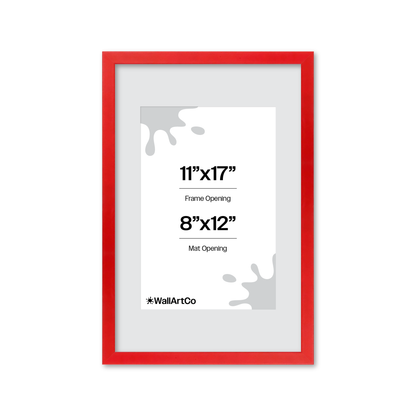The Attention Grabber Red Picture Frame