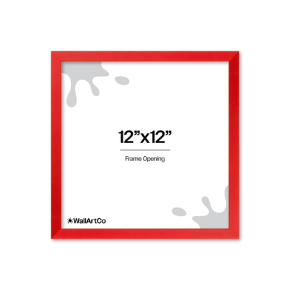 The Attention Grabber Red Picture Frame