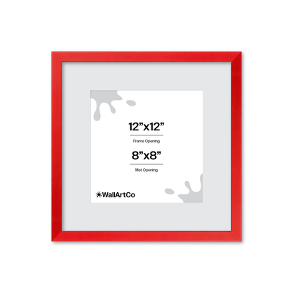 The Attention Grabber Red Picture Frame
