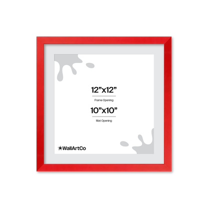 The Attention Grabber Red Picture Frame