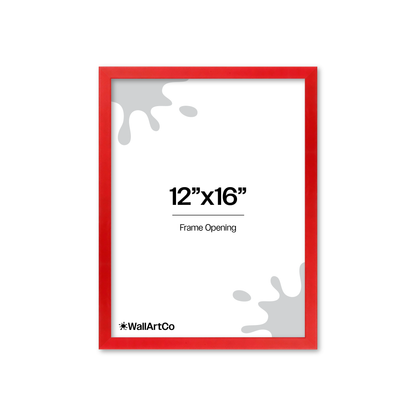 The Attention Grabber Red Picture Frame
