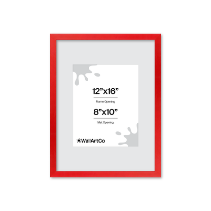 The Attention Grabber Red Picture Frame
