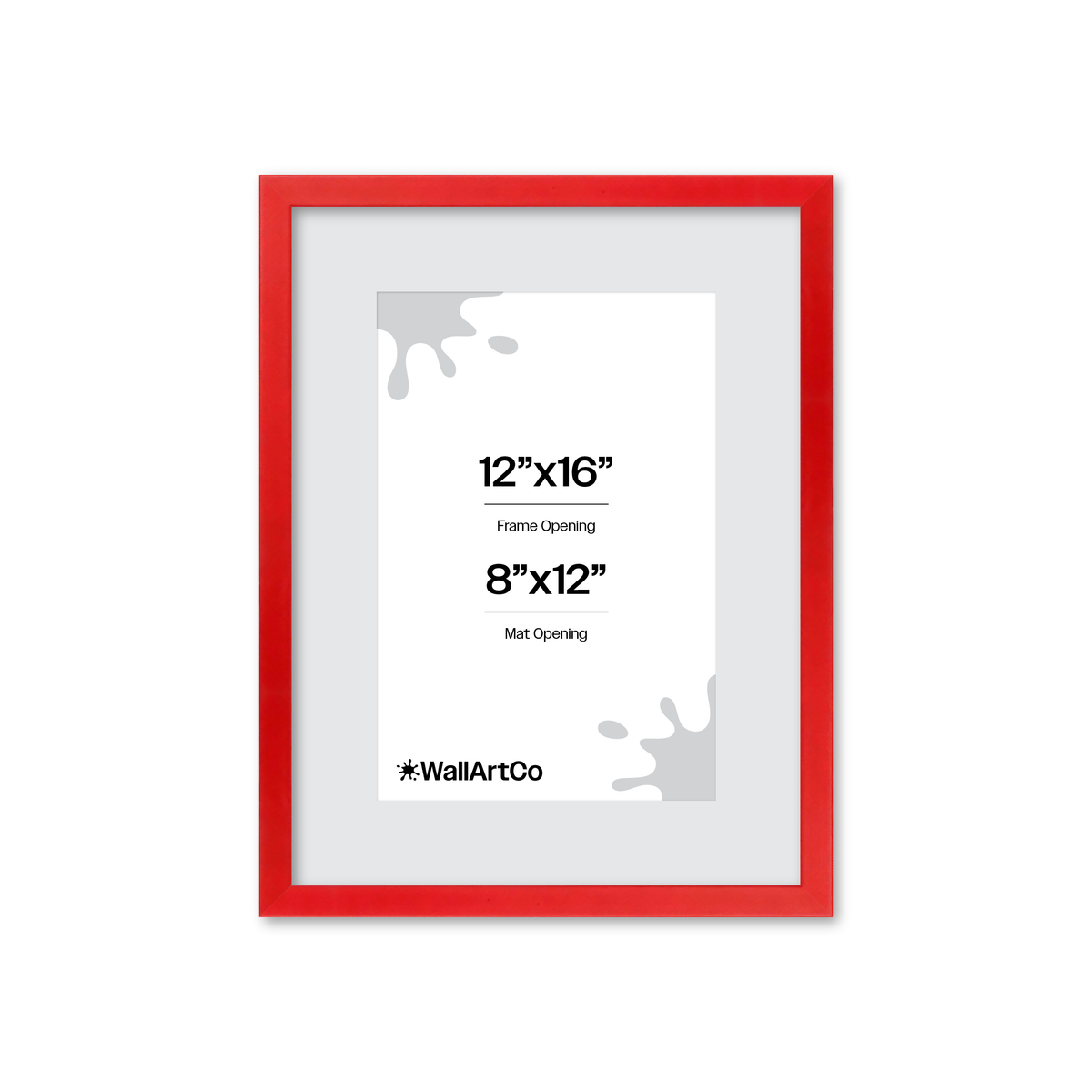 The Attention Grabber Red Picture Frame