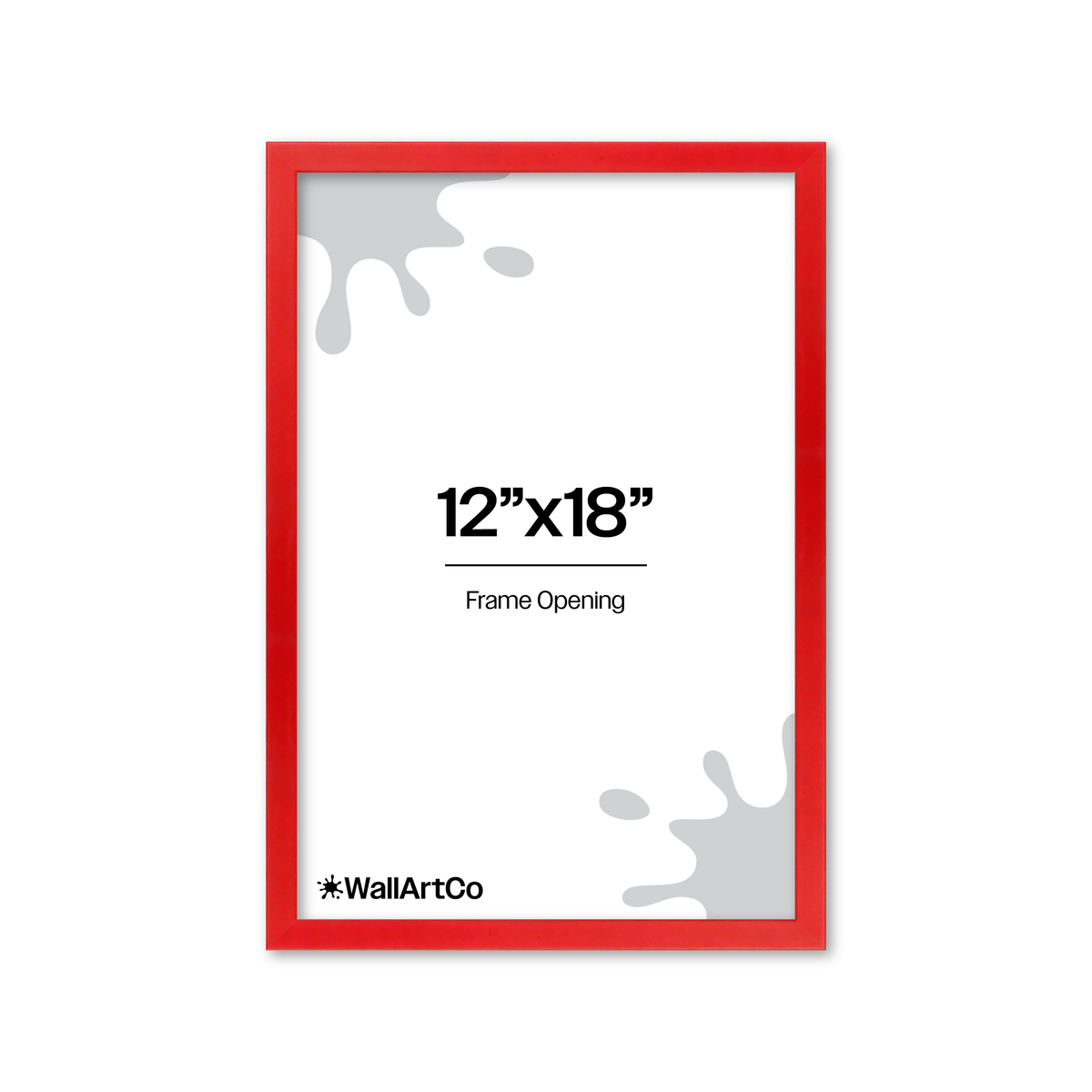 The Attention Grabber Red Picture Frame