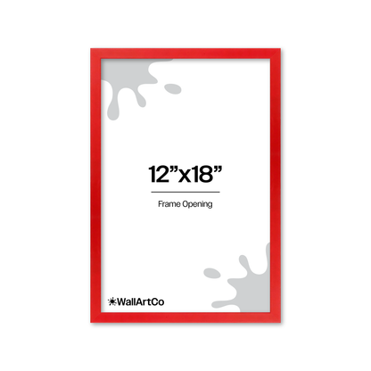 The Attention Grabber Red Picture Frame