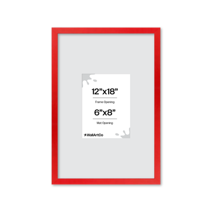 The Attention Grabber Red Picture Frame