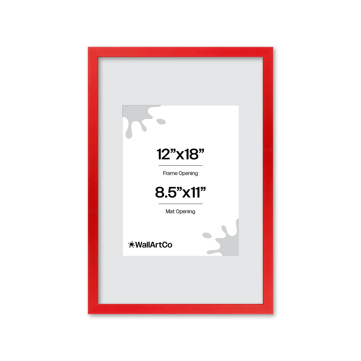 The Attention Grabber Red Picture Frame