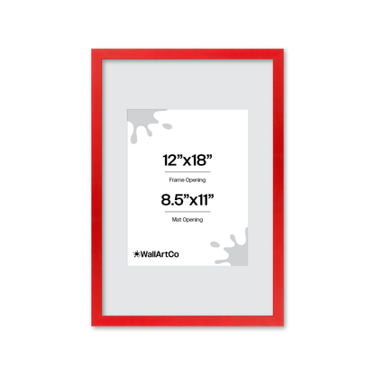 The Attention Grabber Red Picture Frame