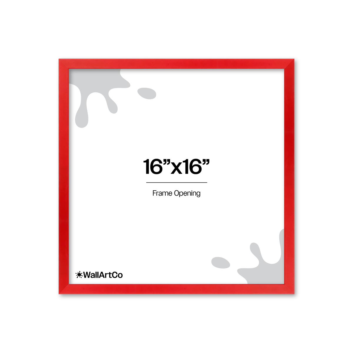 The Attention Grabber Red Picture Frame