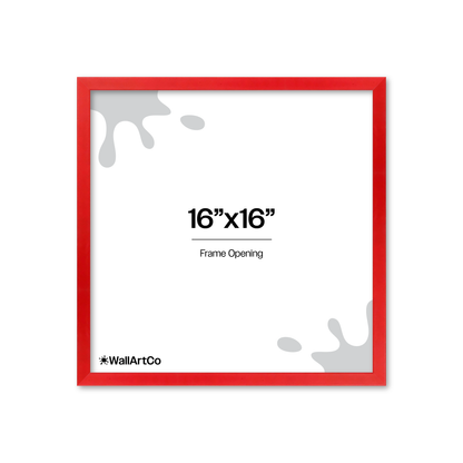 The Attention Grabber Red Picture Frame