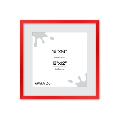 The Attention Grabber Red Picture Frame