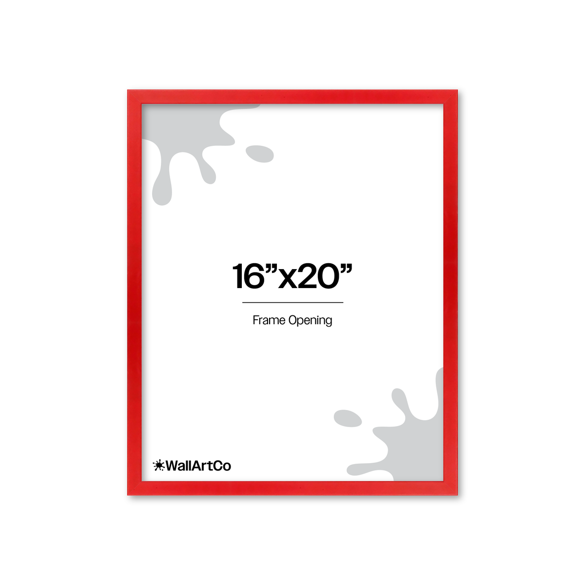 The Attention Grabber Red Picture Frame