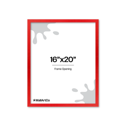 The Attention Grabber Red Picture Frame