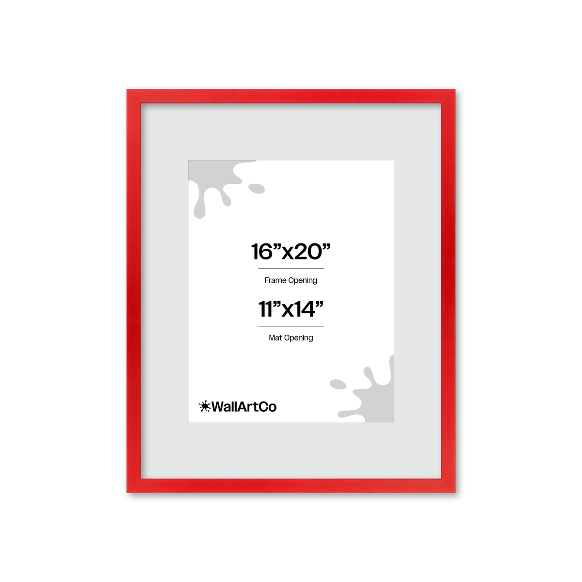 The Attention Grabber Red Picture Frame