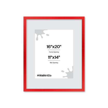 The Attention Grabber Red Picture Frame