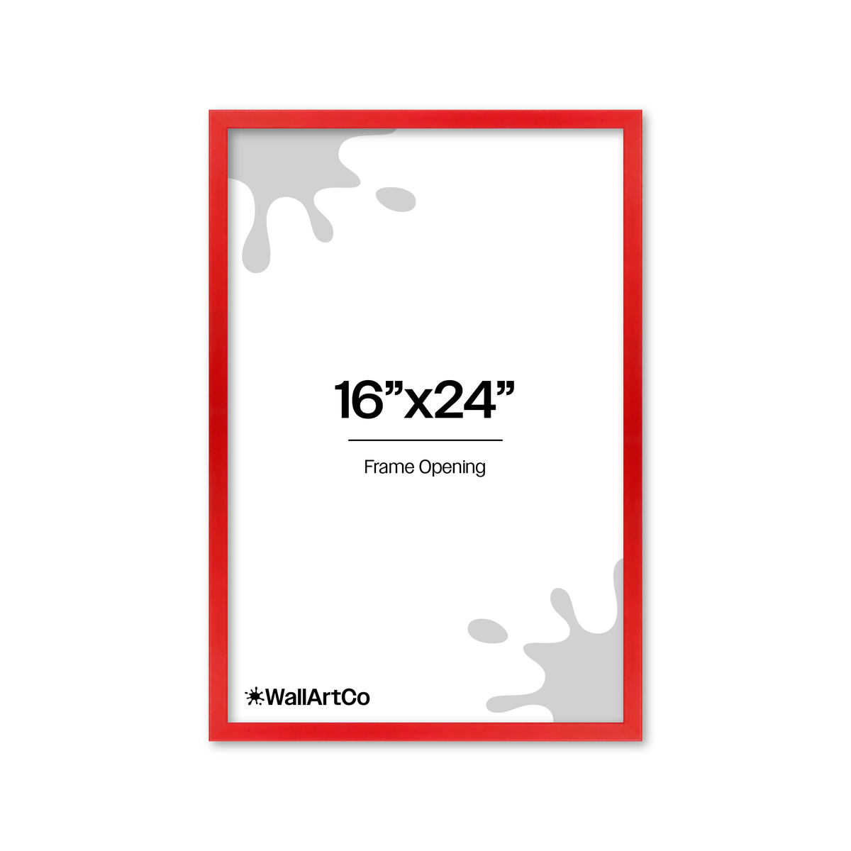 The Attention Grabber Red Picture Frame