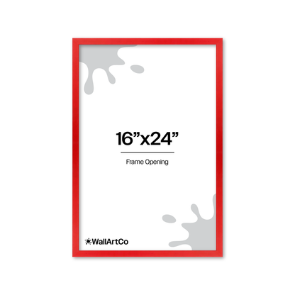 The Attention Grabber Red Picture Frame